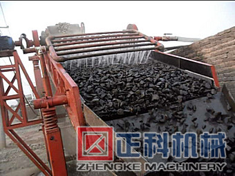 麻豆视频网站振动洗石机现场视频
